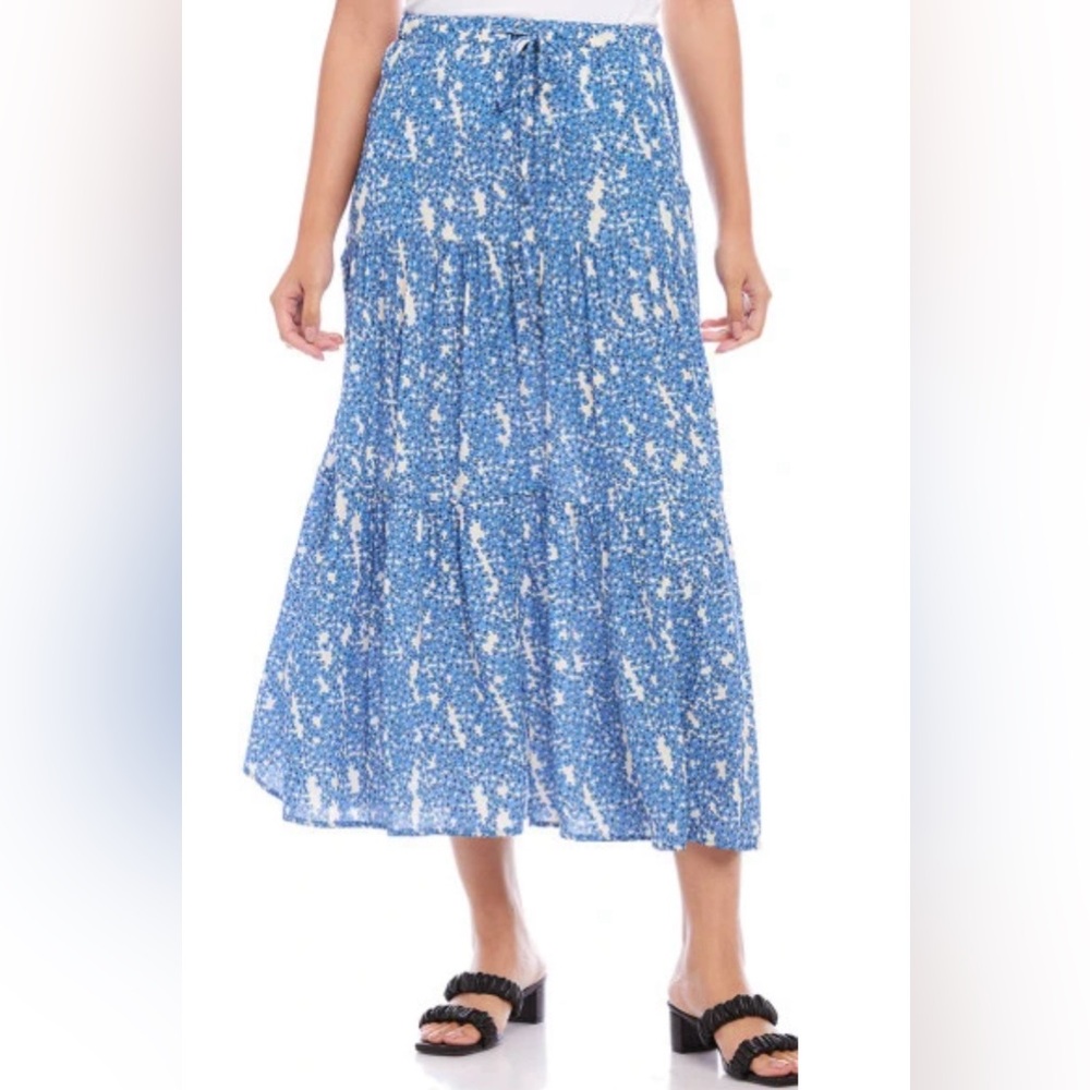 Tiered Midi Skirt
